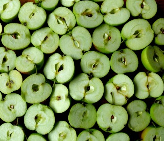 Superfood grüne Äpfel